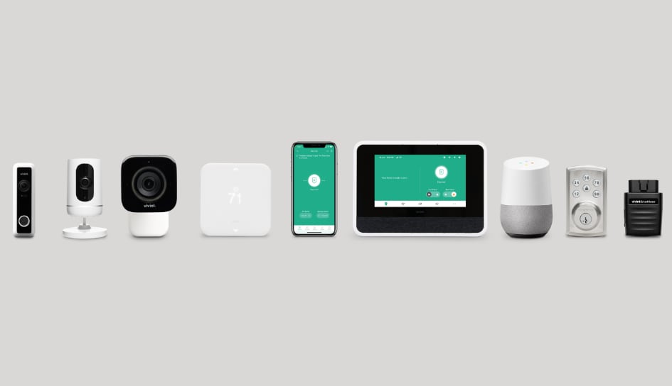 Vivint home security product line in Olympia